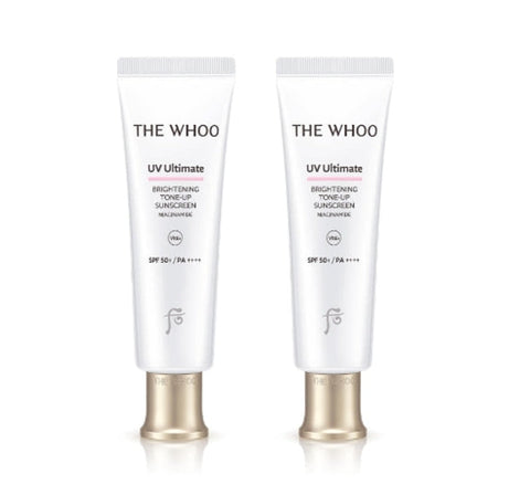2 x The History of Whoo UV Ultimate Brightening Tone-Up Sunscreen 50ml, SPF50+ from Korea