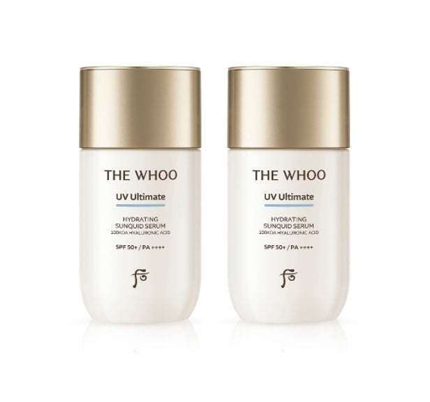 2 x The History of Whoo UV Ultimate Hydrating Sunquid Serum 60ml, SPF50+ from Korea
