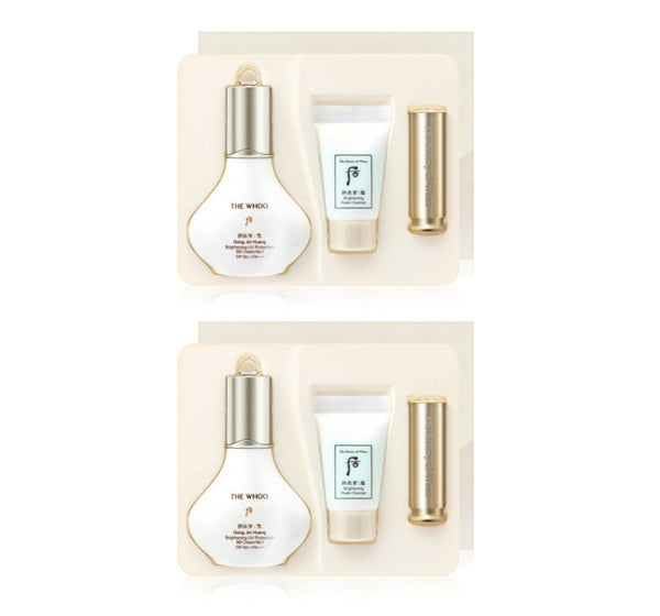 The History of Whoo Gongjinhyang:Seol Brightening UV Protective BB Cream Set for radiant coverage and sun protection