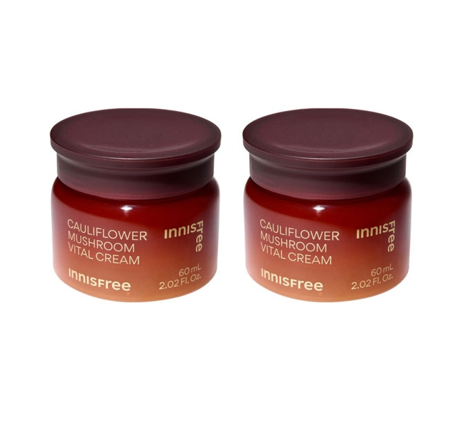 2 x innisfree Cauliflower Mushroom Vital Cream 60ml from Korea, 2 x innisfree Cauliflower Mushroom Vital Cream 60ml from Korea_1