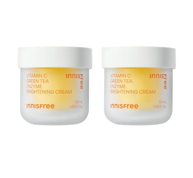 2 x innisfree Vitamin C Green Tea Enzyme Brightening Cream 50ml from Korea, 2 x innisfree Vitamin C Green Tea Enzyme Brightening Cream 50ml from Korea_1