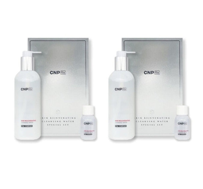 2 x CNP Rx Skin Rejuvenating Cleansing Water July 2025 Set (2 Items) from Korea