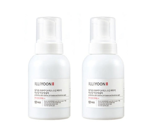 2 x ILLIYOON Probiotics Skin Barrier pH-balanced Feminine Wash 300ml from Korea
