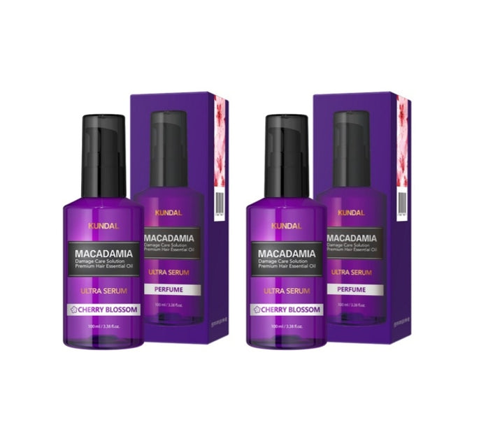 2 x KUNDAL Ultra Serum Hair Essence Cherry Blossom 100ml