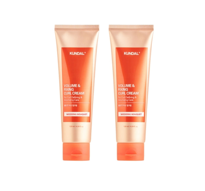 2 x KUNDAL Volume & Fixing Curl Cream Wedding Bouquet 130ml