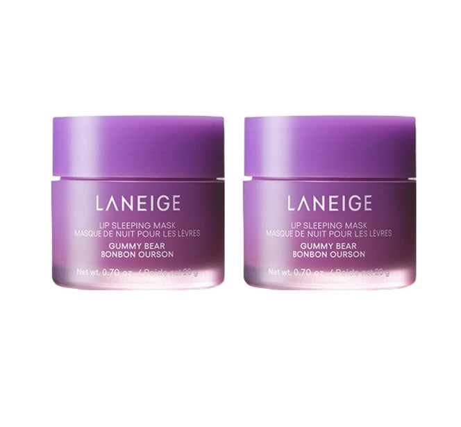2 x LANEIGE Lip Sleeping Mask EX Gummy Bear 20g