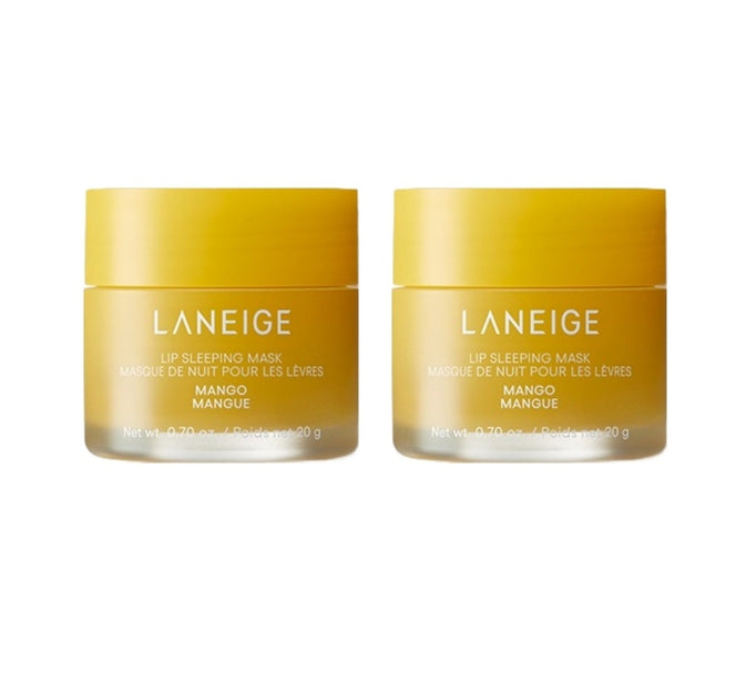 2 x LANEIGE Lip Sleeping Mask EX Mango 20g