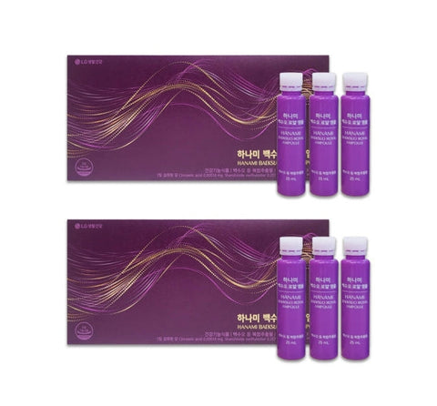 2 x LG H&H Vital Garden HANAMI Baeksuo Royal Ampoule (25mL x 28ea) from Korea