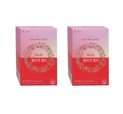 2 x LG H&H Vital Garden HANAMI Collagen Jelly (15g x 28ea) from Korea