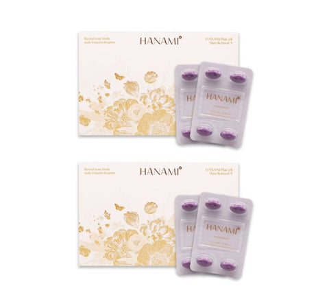 2 x LG H&H Vital Garden HANAMI PlaCell Skin Retinol A (600mg x 56ea) from Korea