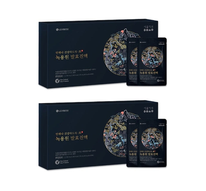 2 x LG H&H Vital Garden Nokyongwon Fermented Extract (70ml x 40ea) from Korea