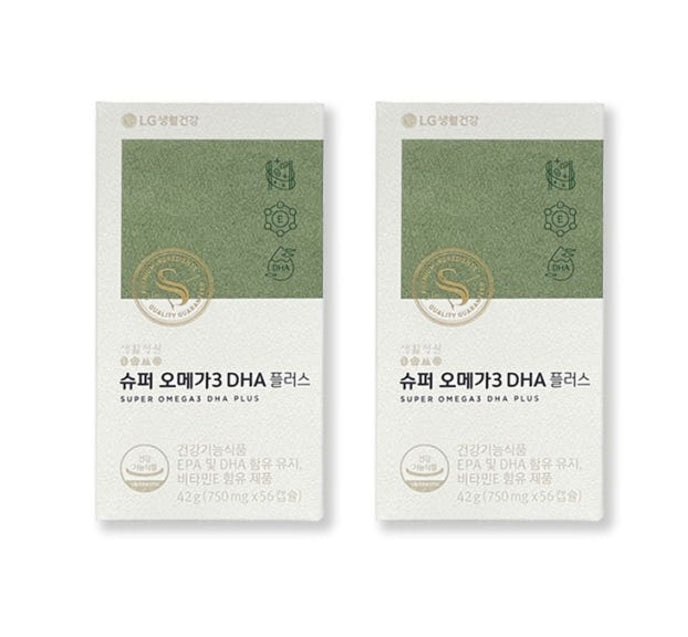 2 x LG H&H Vital Garden Super Omega3 DHA Plus (56ea) from Korea