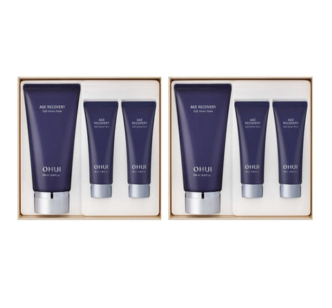 2 x O HUI Age Recovery Soft Amino Foam Set (3 Items) May 2025 from Korea