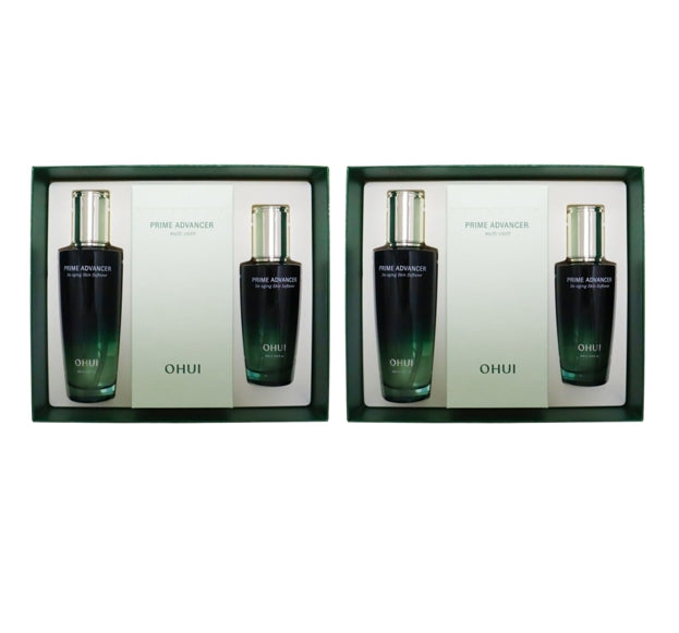 2 x O HUI Prime Advancer De-aging Skin Softener July 2025 Set (3 Items) from Korea