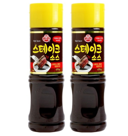 2 x OTOKI Korean-Style Steak Sauce for Beef, Pork & Hamburgers 470g from Korea