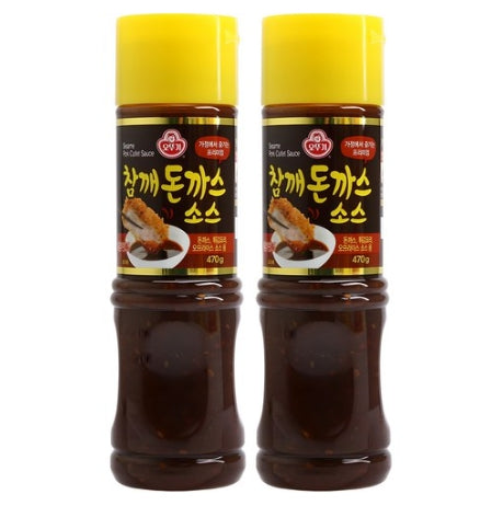 2 x OTOKI Toasted Sesame Donkatsu Sauce for Pork Cutlets & Salads 470g from Korea