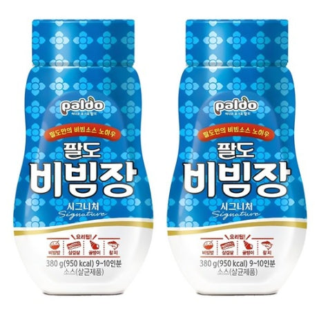 2 x Paldo Bibim Sauce (Bibimjang) Signature 380g for Bibimbap & Cold Noodles from Korea