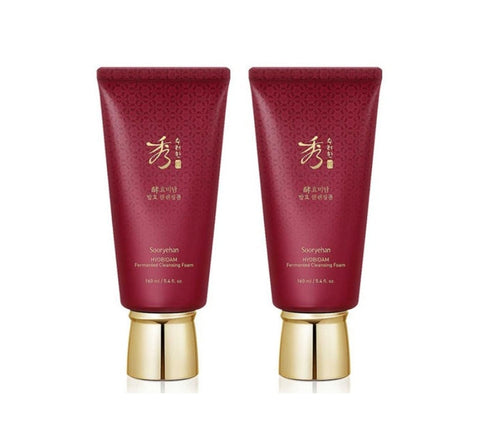 2 x Sooryehan HYOBIDAM Fermented Cleansing Foam 160ml from Korea