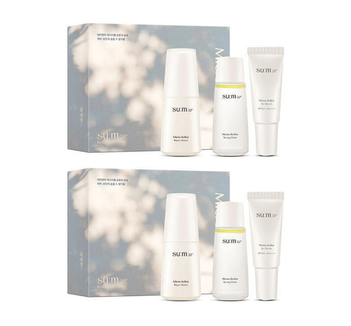 2 x Su:m37 Micro-Active My Active Routine Set (3 Items) from Korea