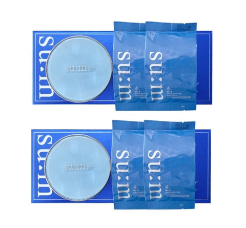 2 x Su:m37 Water-full Mesh Cushion Glow #1 April 2025 Set (3 Items) from Korea