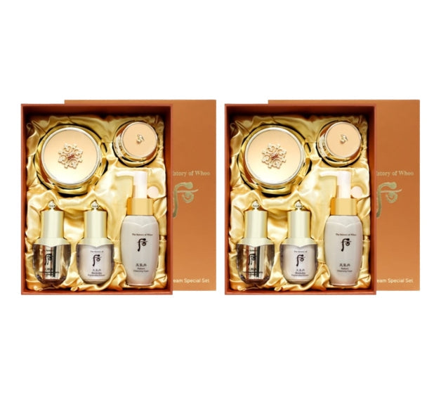 2 x The History of Whoo Cheongidan Hwahyun Radiant Regenerating Eye Cream Sep. 2025 Set (5 Items) from Korea