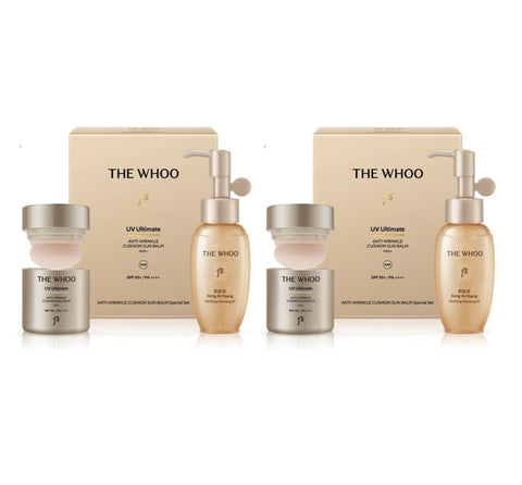 2 x The History of Whoo Gongjinhyang Jinhaeyoon Cushion Sun Balm July 2025 Set (2 Items) from Korea by The History of Whoo