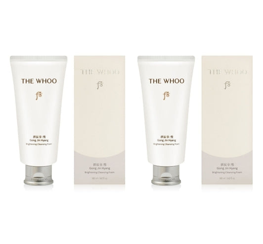 2 x The History of Whoo Gongjinhyang:Seol Brightening Cleansing Foam(New) 180ml May 2026 from Korea