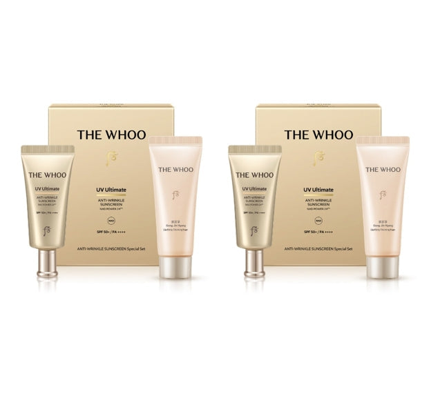 2 x The History of Whoo UV Ultimate Anti-Wrinkle Sun Sep. 2025 Set (2 Items) from Korea