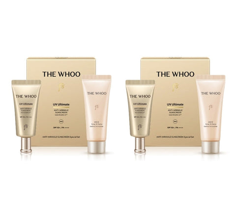 2 x The History of Whoo UV Ultimate Anti-Wrinkle Sun Sep. 2025 Set (2 Items) from Korea
