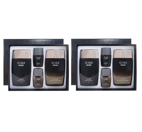 2 x [MEN] O HUI Neofeel Sep. 2025 Set (4 Items) Moisturizing Toner & Emulsion Kit from Korea