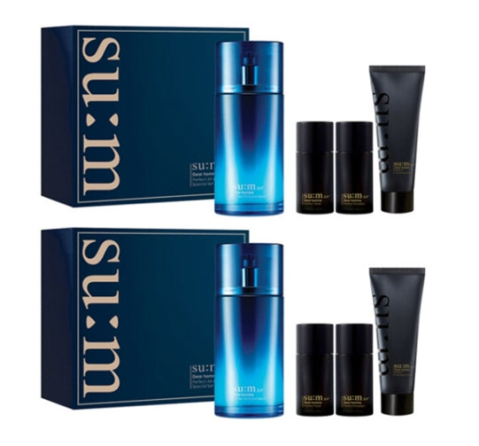 2 x [MEN] Su:m37 Dear Homme Perfect All-in-One Serum Dec. 2025 Set (4 Items) + Travel Kit (2 Items) from Korea