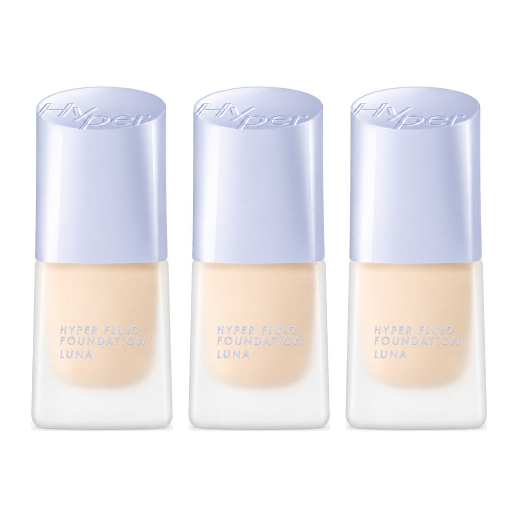 LUNA Hyper Fluid Foundation 17ml bottle – 3 pack