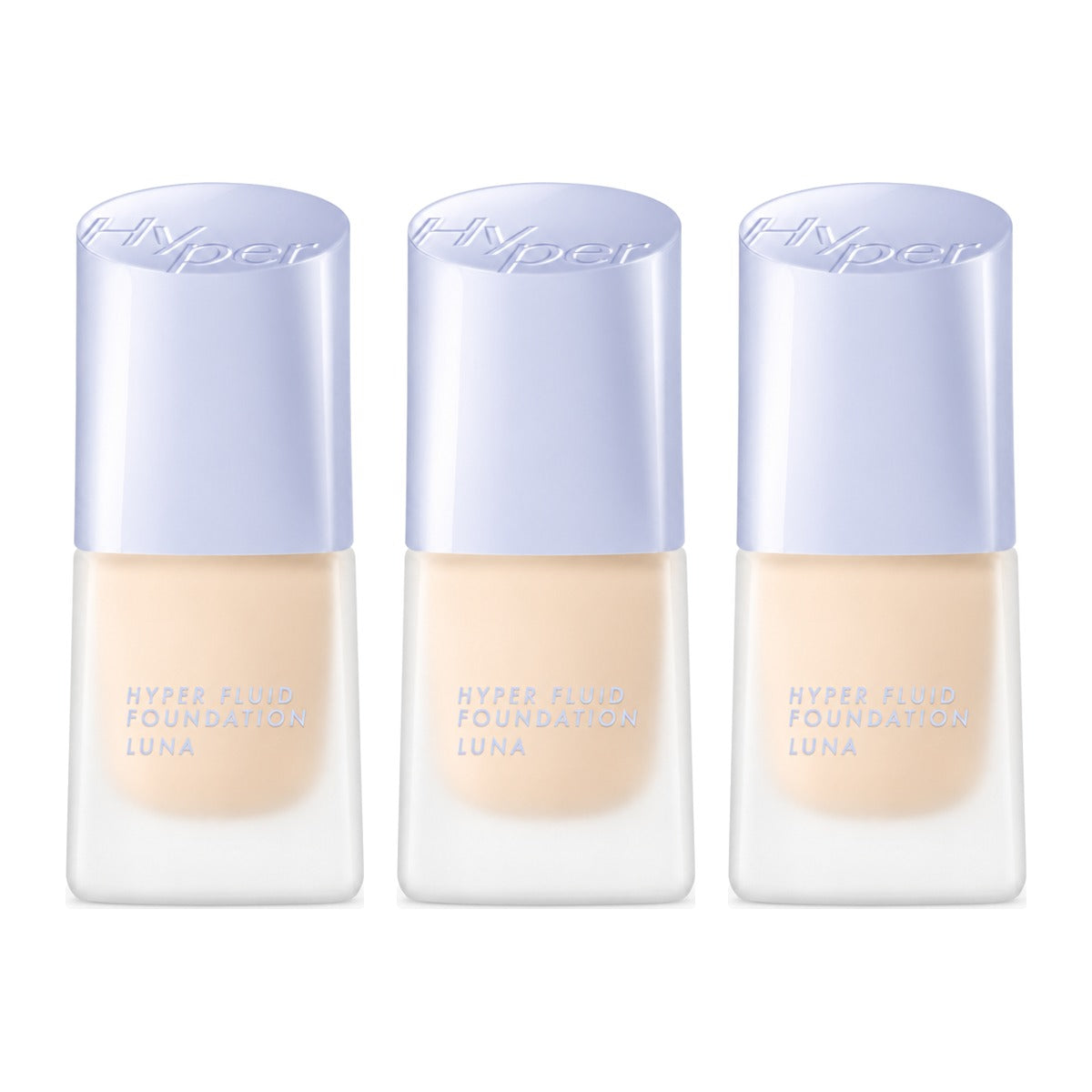 LUNA Hyper Fluid Foundation 17ml bottle – 3 pack
