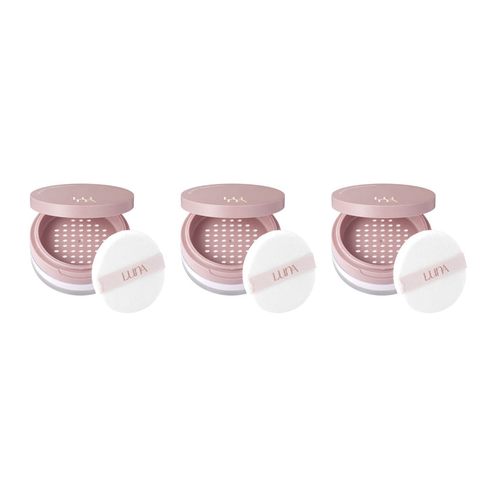 LUNA Pro Photo Finisher Pink Powder 10g compact – 3 pack