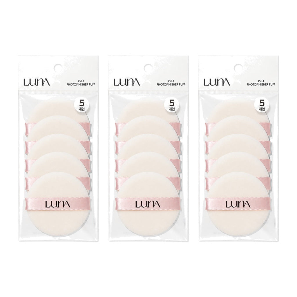 LUNA Pro Photofinisher Puff 5 pcs pack – 3 pack