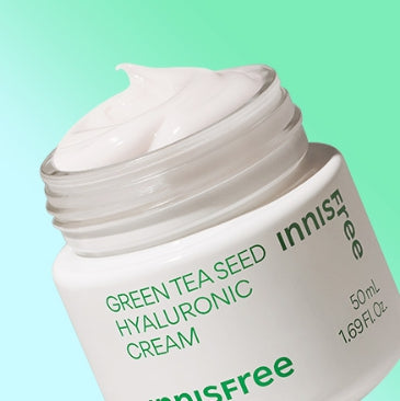 2 x innisfree Green Tea Seed Hyaluronic Cream 50ml from Korea