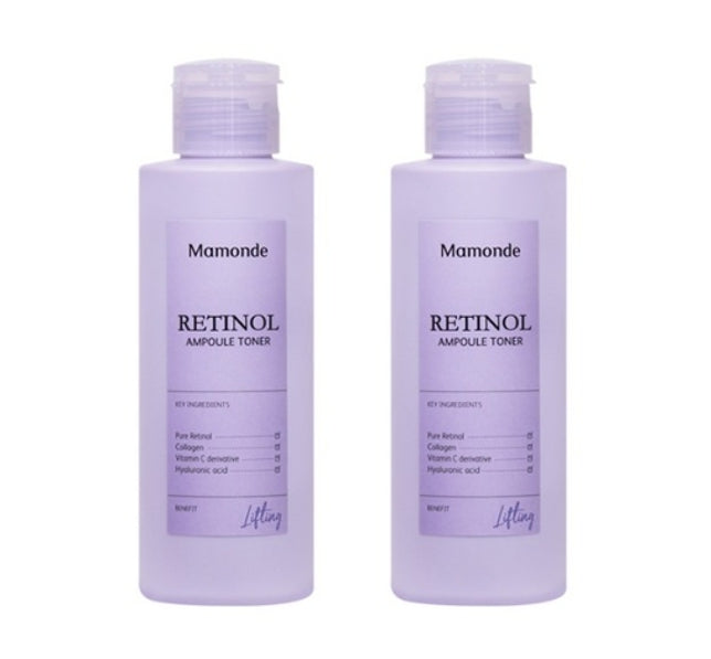 2 x Mamonde Retinol Ampoule Toner 150ml from Korea