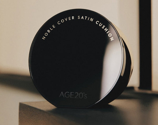 2 x AGE 20's Noble Cover Satin Cushion Pack (Main+Refill), 2 Colours, SPF40 / PA+++ from Korea