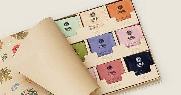 OSULLOC Secret Tea Story Gift Set, 27 tea bags  (3 x 9 Flavors), from Korea_KT