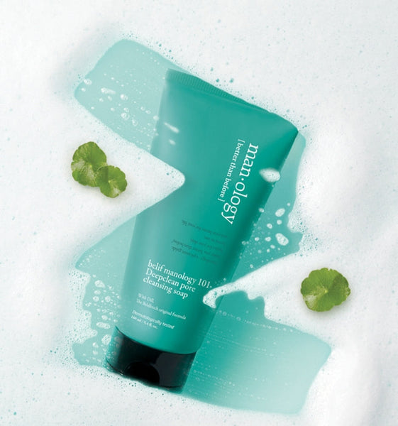 [MEN] belif Manology 101 Deepclean Pore Cleansing Soap 160ml from Korea by belif