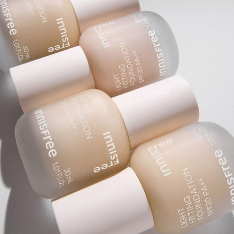 innisfree Light Fitting Foundation 30ml, SPF20 PA++, 4 Colors from Korea