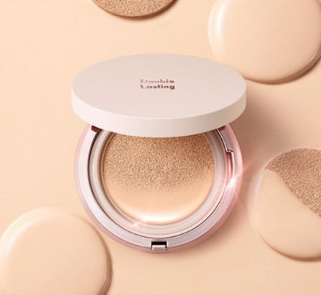 ETUDE Double Lasting Cushion Glow, 6 Colours from Korea