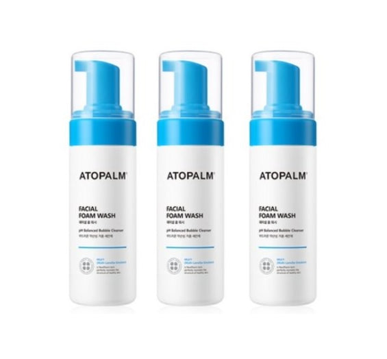 3 x ATOPALM Facial Foam Wash 150ml from Korea