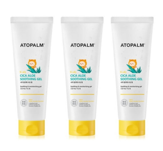 3 x ATOPALM Kids Cica Aloe Soothing Gel 250ml from Korea