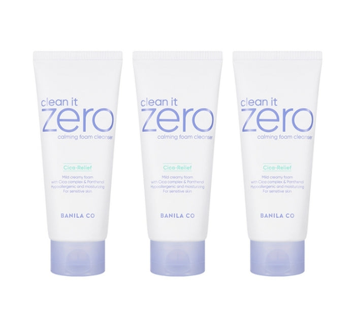 3 x BANILA CO Clean it Zero Calming Cleansing Foam 150ml from Korea