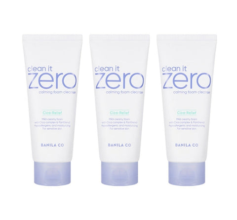 3 x BANILA CO Clean it Zero Calming Cleansing Foam 150ml from Korea