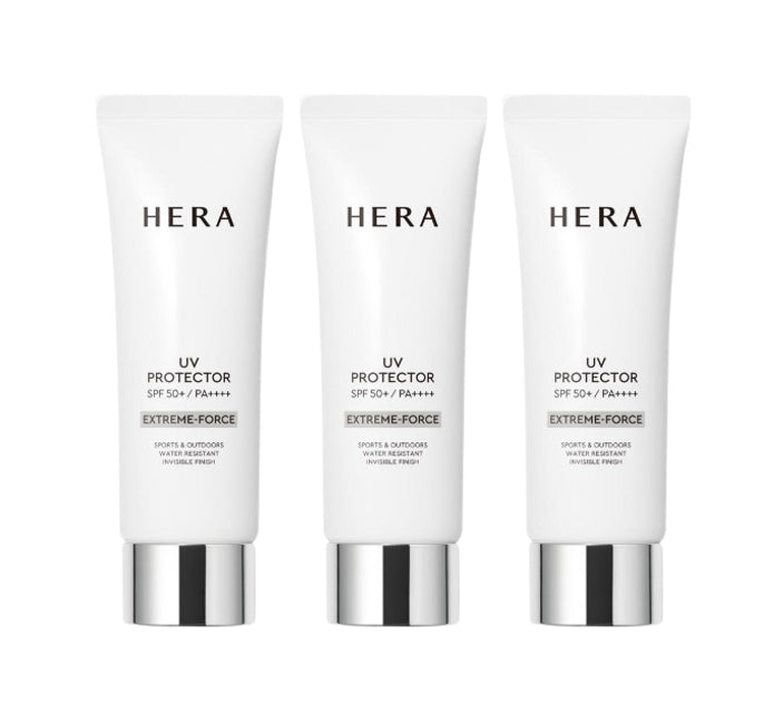 3 x HERA UV Protector Extreme-Force Leports 70ml SPF50+ PA++++ from Korea + Samples(2 Items)