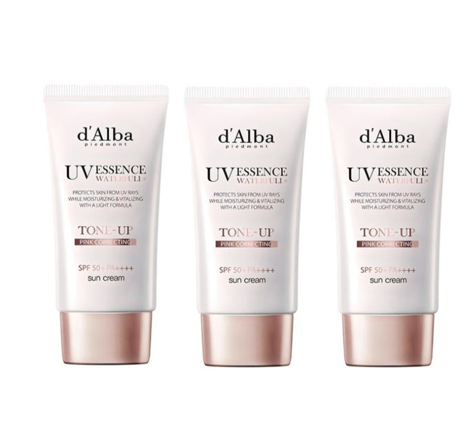 3 x d'Alba Waterfull Tone-Up Sun Cream SPF50+ PA++++ 50ml from Korea