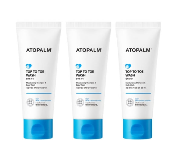 3 x ATOPALM Top To Toe All-in-One Wash 100ml from Korea