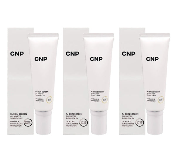 3 x CNP Rx Skin Screen All Master Sun Block EX 50ml Aug. 2026 from Korea